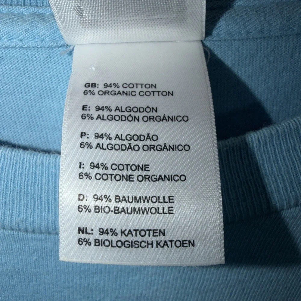 The North Face Light Blue  Graphic Logo Casual T-Shirt Men's Size Extra Large XL